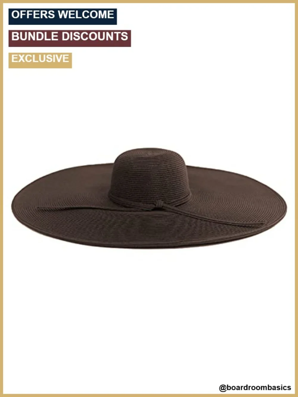 Adjustable UPF 50 Sun Hat Wide Brim Floppy Ultrabraid Hat